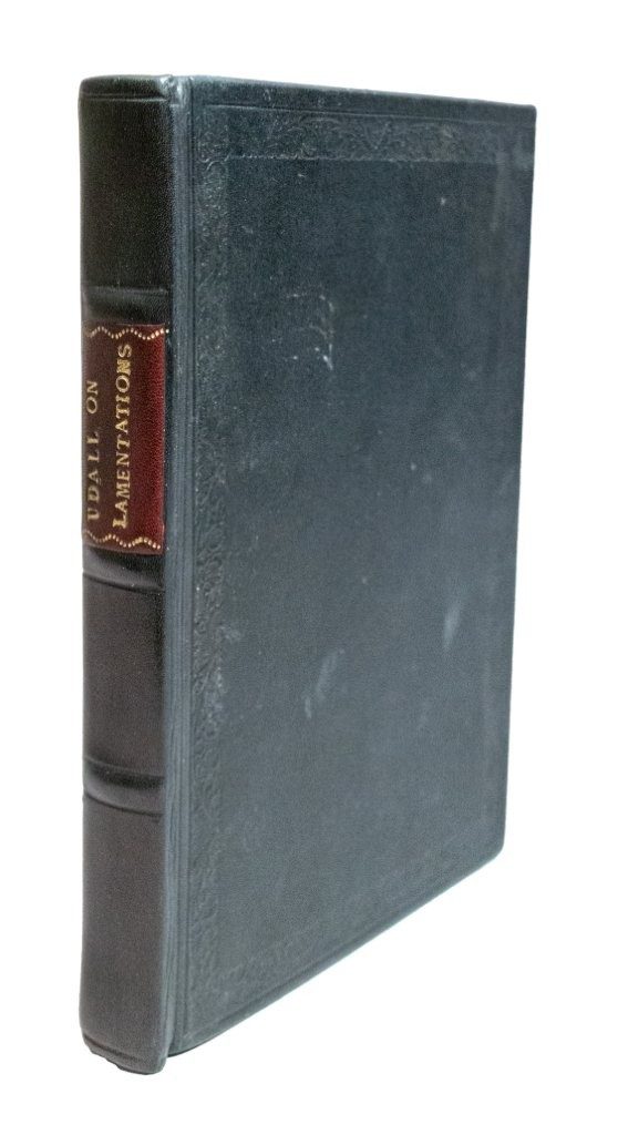 A rare commentary by John Udall on Lamentations, 1608 in English A rare commentary by John Udall on Lamentations, 1608 in English