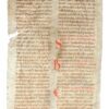 The Last Surviving Relic of a book recorded in the Library of Bobbio; Pseudo-Marcellus, Italy C10th