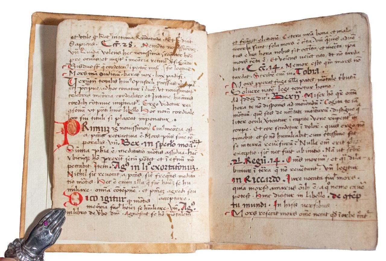 Gerard van der Vlyderhoven, Cordiale (‘For the heart’ on the four ultimate things of life: Death, Judgment, Eternal Glory and Hell), also known as De Quatuor Novissimis, in Latin, Italy, mid-C15th