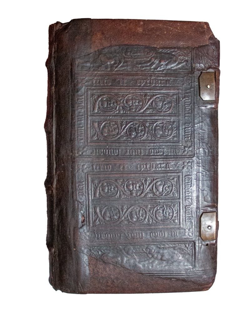 Early English binding c.1530 by James Gaver on 1515 Aldine Lactantius