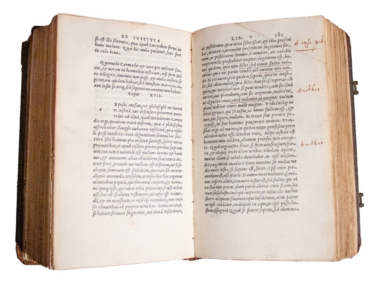 Early English binding c.1530 by James Gaver on 1515 Aldine Lactantius