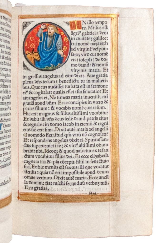 Gorgeous Book of Hours printed on vellum; Germain Hardouin with 16 large and 25 smaller illuminations c.1520