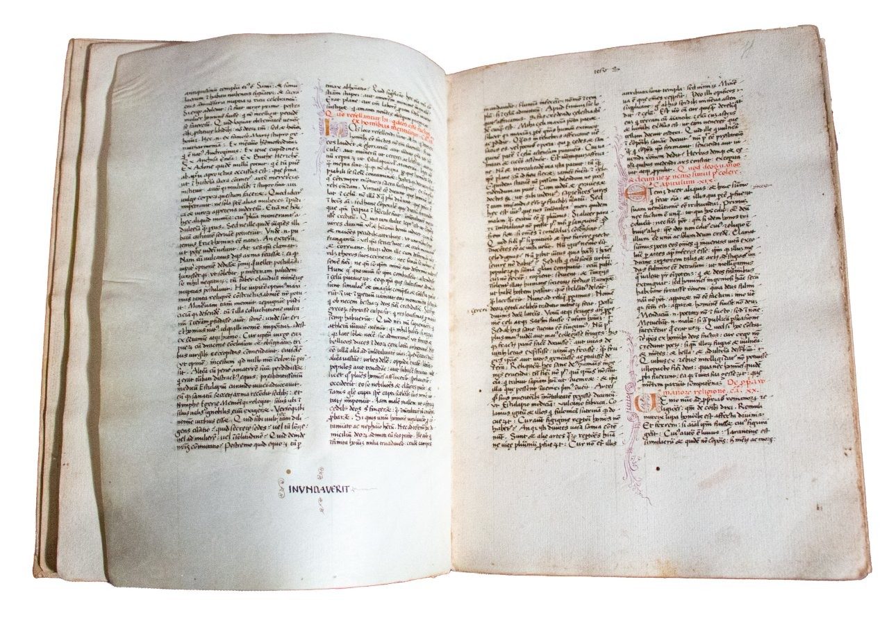 Lactantius; a precisely dated manuscript copy almost certainly derived from the 1465 editio princeps, preserving rare evidence for the transition from manuscript to print