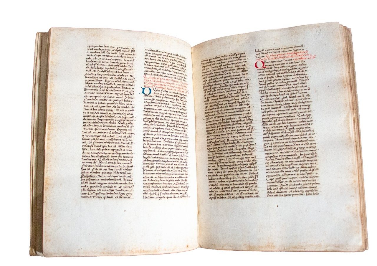 Lactantius; a precisely dated manuscript copy almost certainly derived from the 1465 editio princeps, preserving rare evidence for the transition from manuscript to print