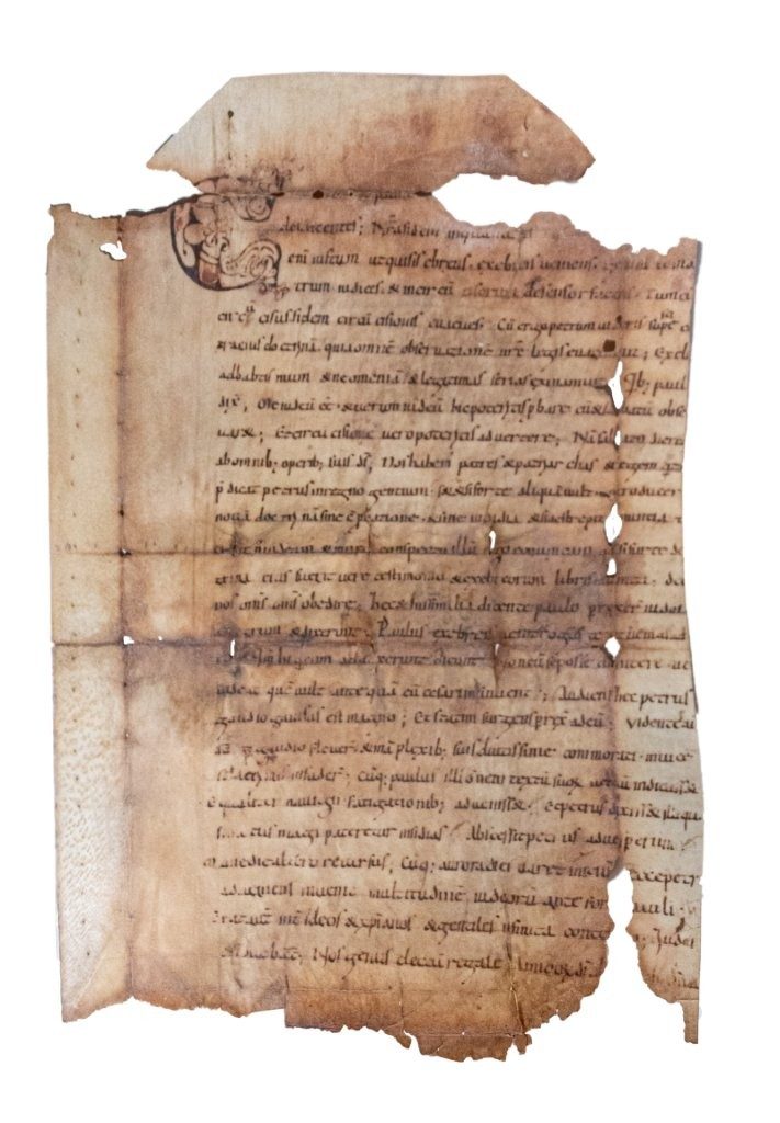 The Last Surviving Relic of a book recorded in the Library of Bobbio; Pseudo-Marcellus, Italy C10th