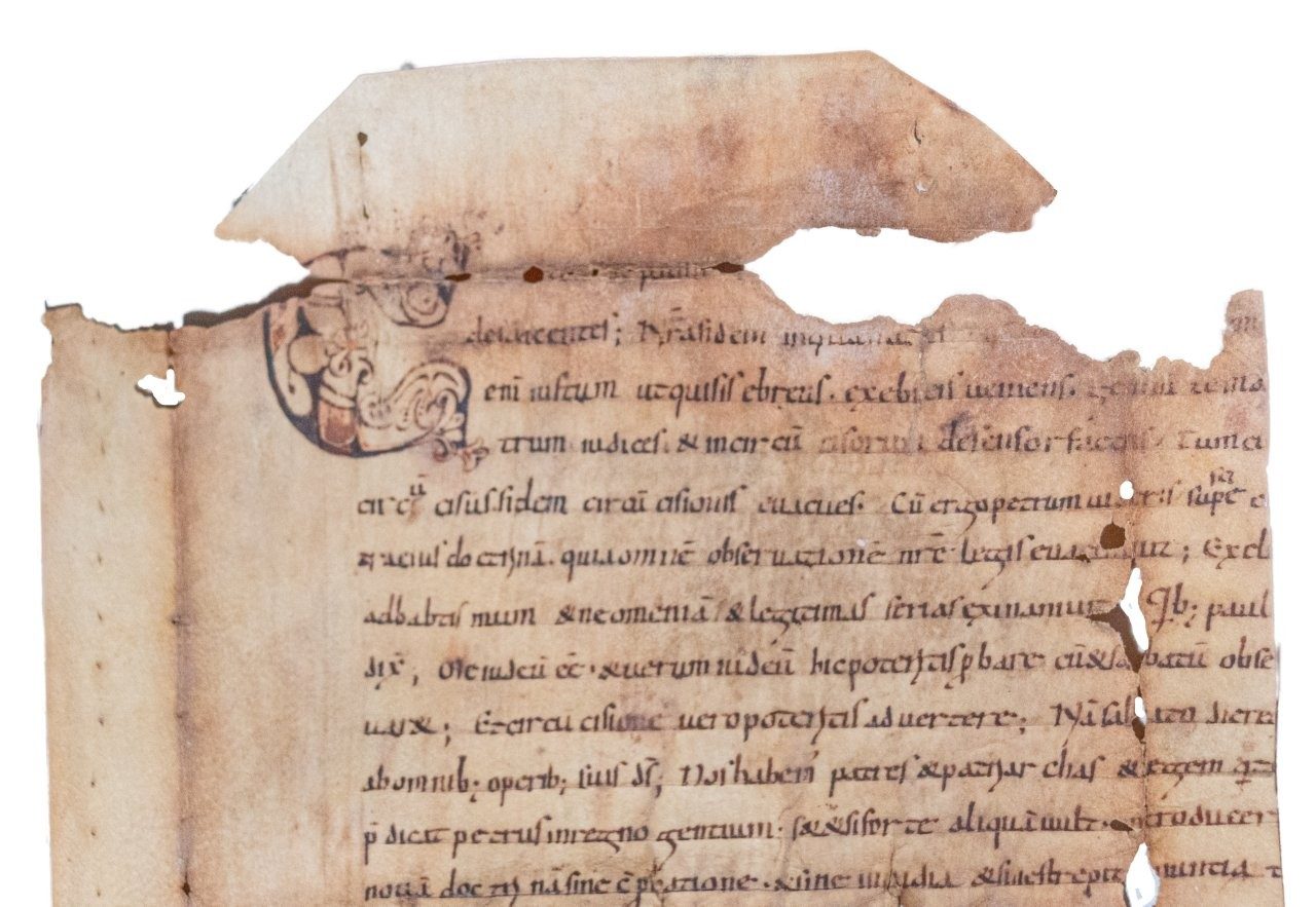 The Last Surviving Relic of a book recorded in the Library of Bobbio; Pseudo-Marcellus, Italy C10th