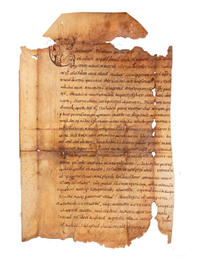 The Last Surviving Relic of a book recorded in the Library of Bobbio; Pseudo-Marcellus, Italy C10th