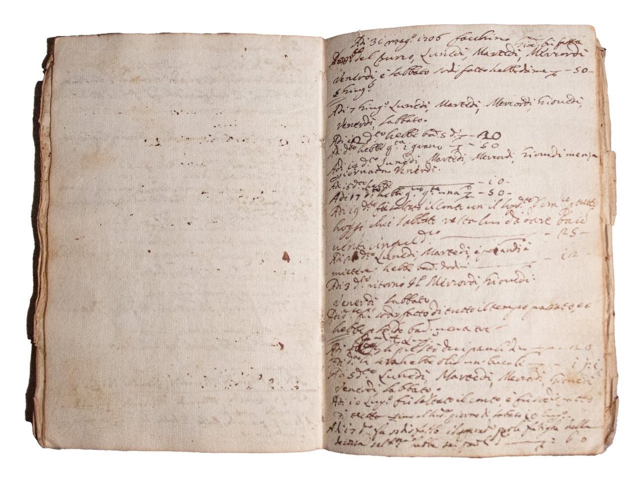 Insights into the Locality around Fermo, Italy between 1658-1717 [Waste Book]