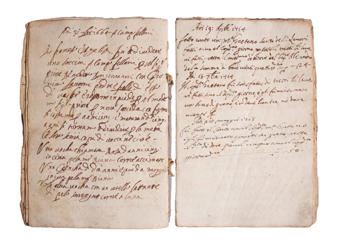 Insights into the Locality around Fermo, Italy between 1658-1717 [Waste Book]