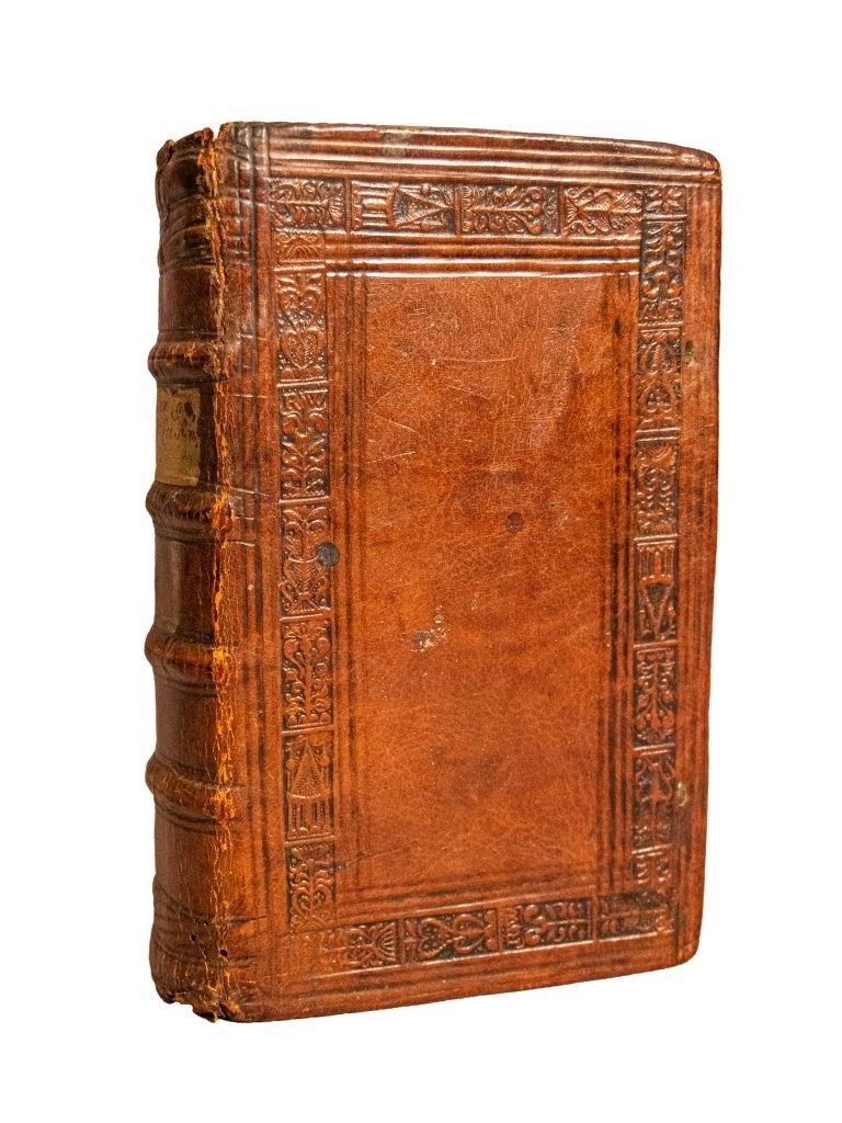 Handsome early 17th-century Oxford binding, Paris, 1609