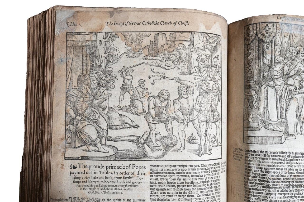 Foxe, Actes and Monuments. The complete 4th edition of 1583, last printed edition in Foxe’s lifetime. Foxe, Actes and Monuments. The complete 4th edition of 1583, last printed edition in Foxe’s lifetime.