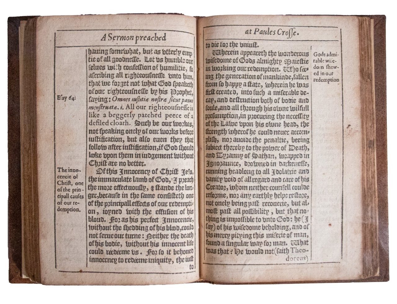 John Foxe ‘Sermon of Christ Crucified’ published in 1609