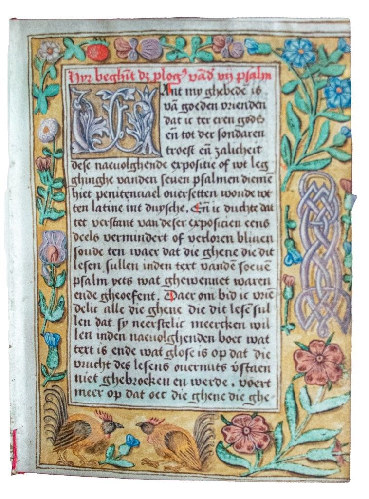 Prayerbook, in Middle Dutch, illuminated manuscript on vellum [Low Countries (probably Western Flanders), C15