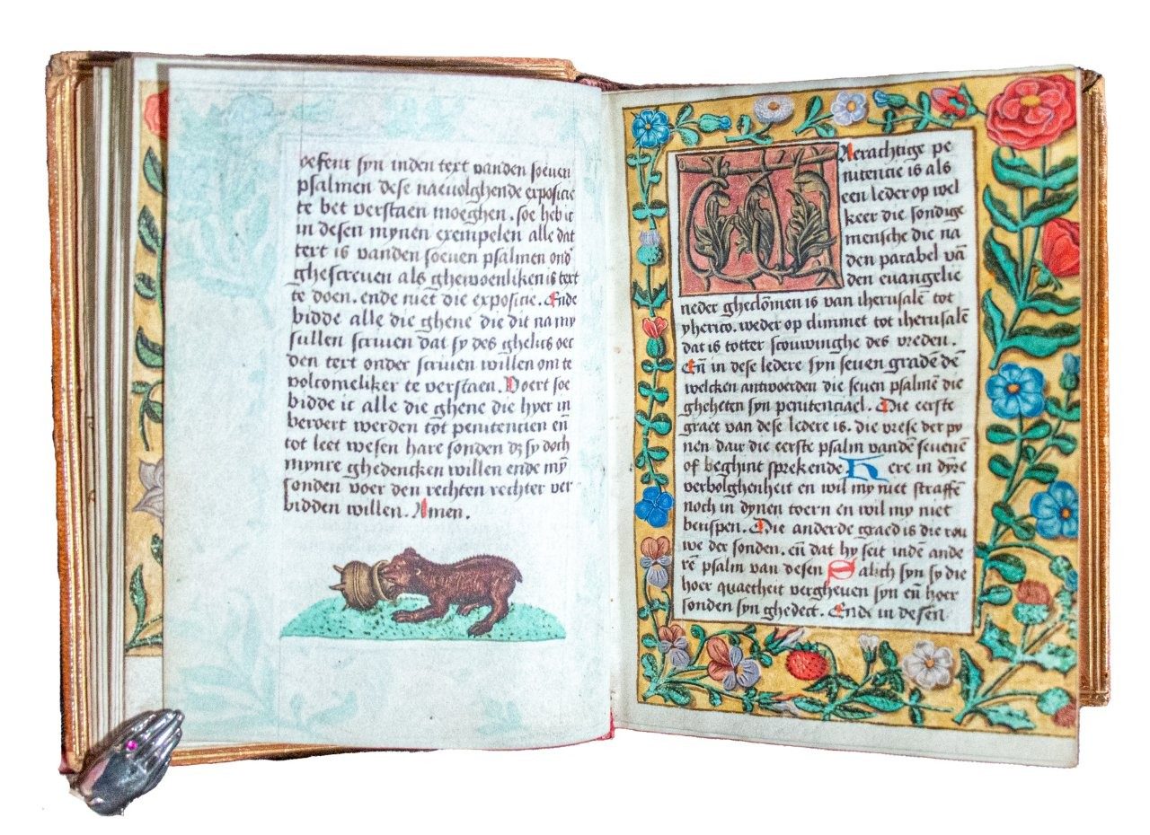 Prayerbook, in Middle Dutch, illuminated manuscript on vellum [Low Countries (probably Western Flanders), C15