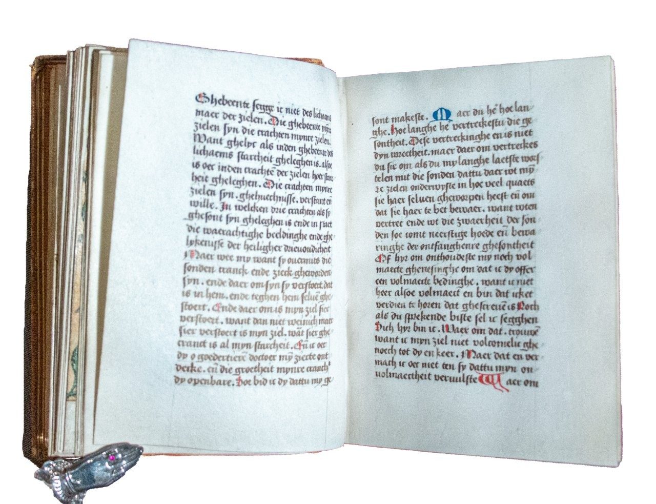 Prayerbook, in Middle Dutch, illuminated manuscript on vellum [Low Countries (probably Western Flanders), C15