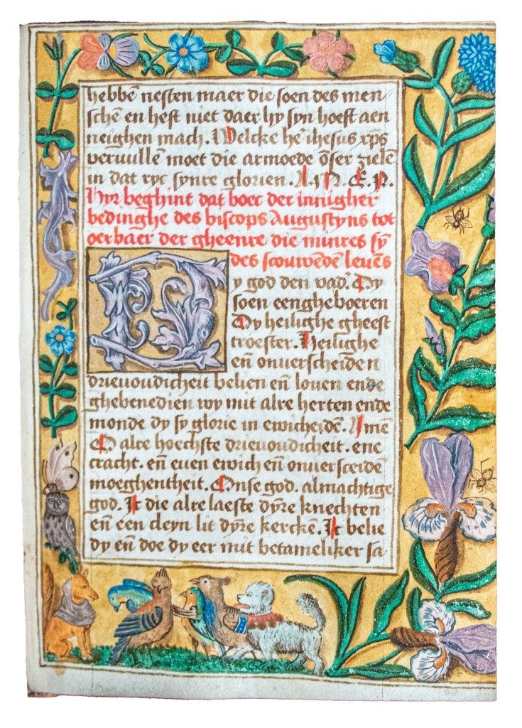 Prayerbook, in Middle Dutch, illuminated manuscript on vellum [Low Countries (probably Western Flanders), C15
