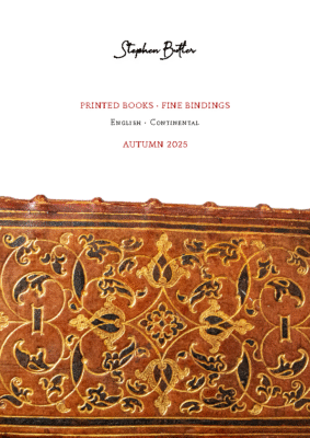 Catalogues Stephen Butler Rare Books & Manuscripts