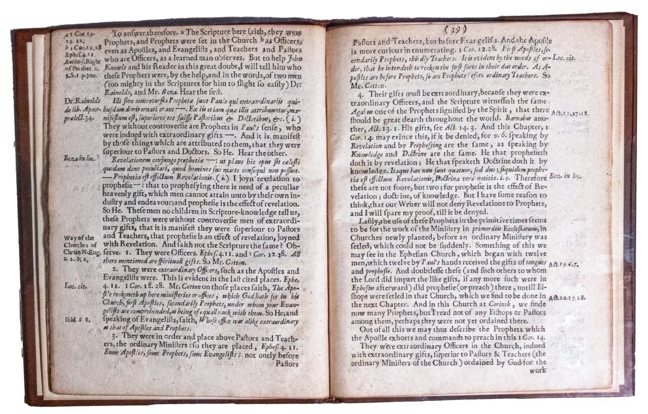 Rare C17th tract against the New England practice of ‘lay preaching’, Giles Workman 1646