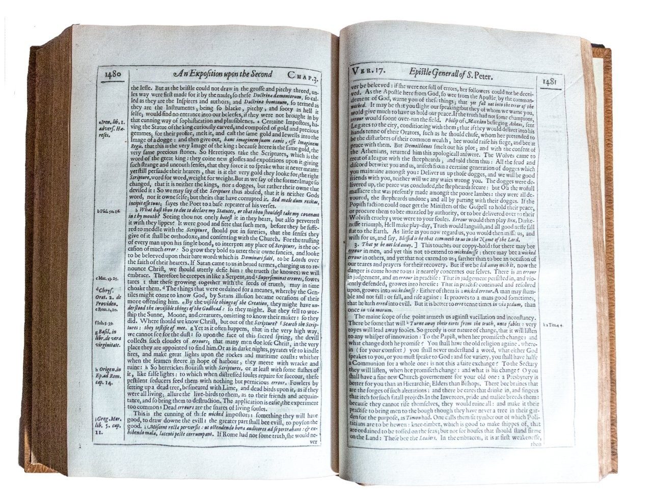 1,634 pages of comment from the ‘Shakespeare’ of Puritan prose, Thomas Adams on 2 Peter