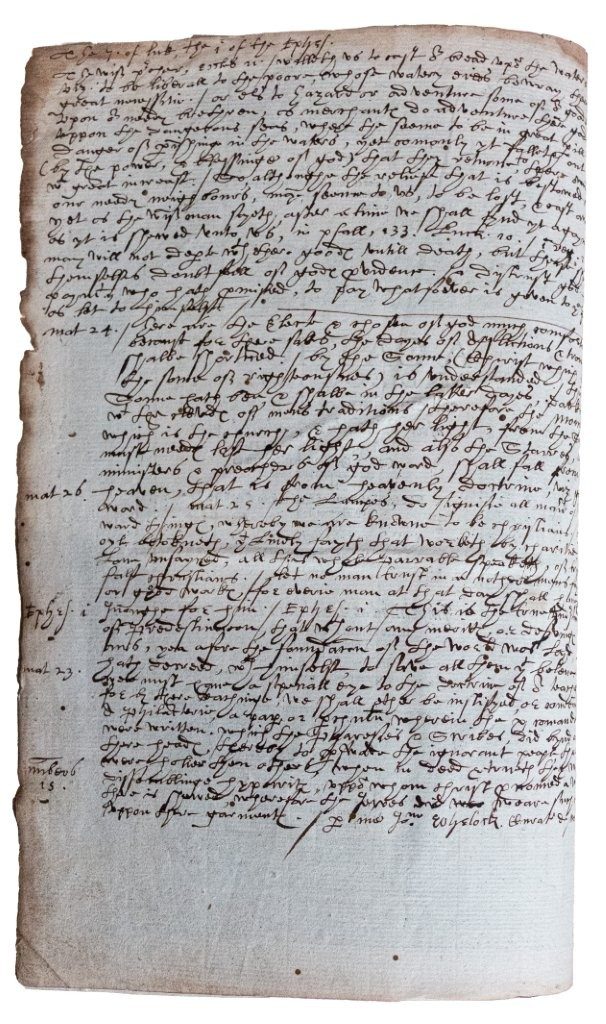 Commentary on Matthew by eminent French Reformer, Marolate, in English, 1570 Commentary on Matthew by eminent French Reformer, Marolate, in English, 1570