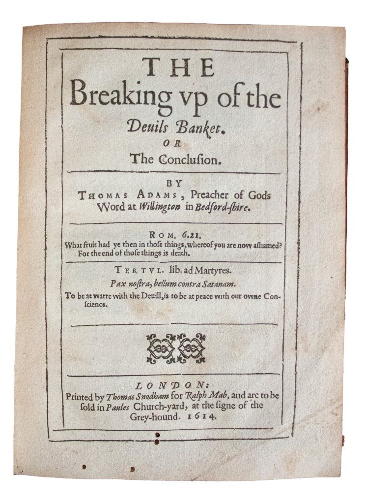 “The Shakespeare of Theological Prose”: Thomas Adams in the Pulpit, 1613–1615 “The Shakespeare of Theological Prose”: Thomas Adams in the Pulpit, 1613–1615