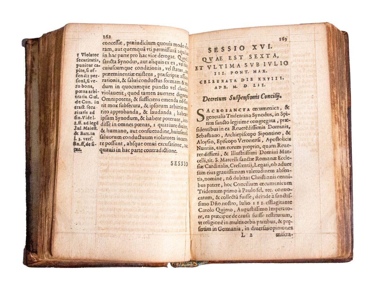 A meticulously decorated Fanfare binding of the Council of Trent possibly by Augustin Duseuil