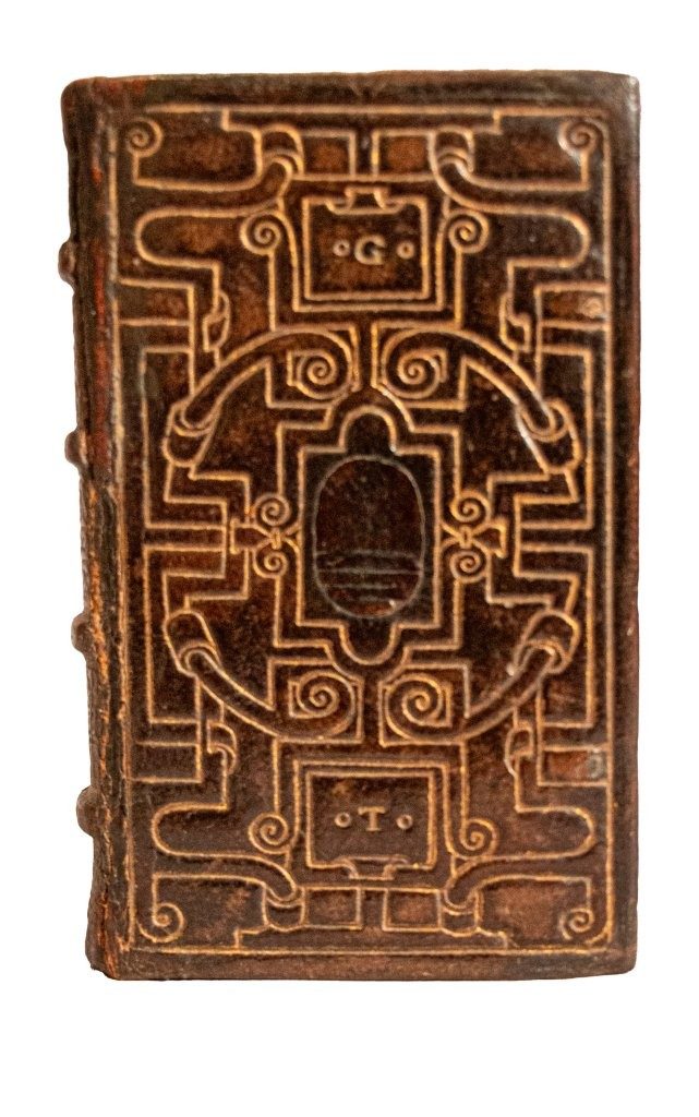 A rare edition of Petrarch in a stunning Lyon strapwork binding, combining one of Rouillé’s finest humanist productions with a luxury binding style reminiscent of the great French and Italian collectors of the Renaissance.