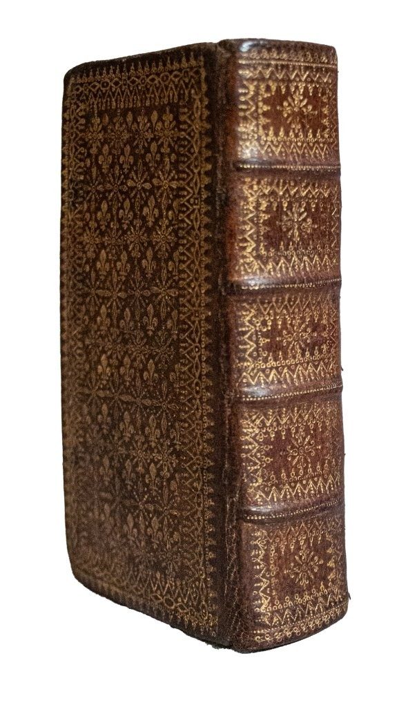 Attractive fleur-de-lys French binding with important Provenance; Plautus 1630