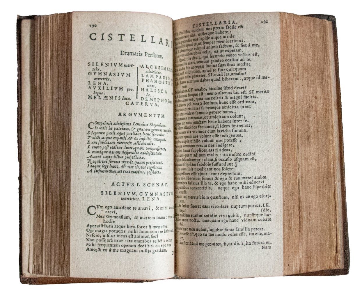 Attractive fleur-de-lys French binding with important Provenance; Plautus 1630