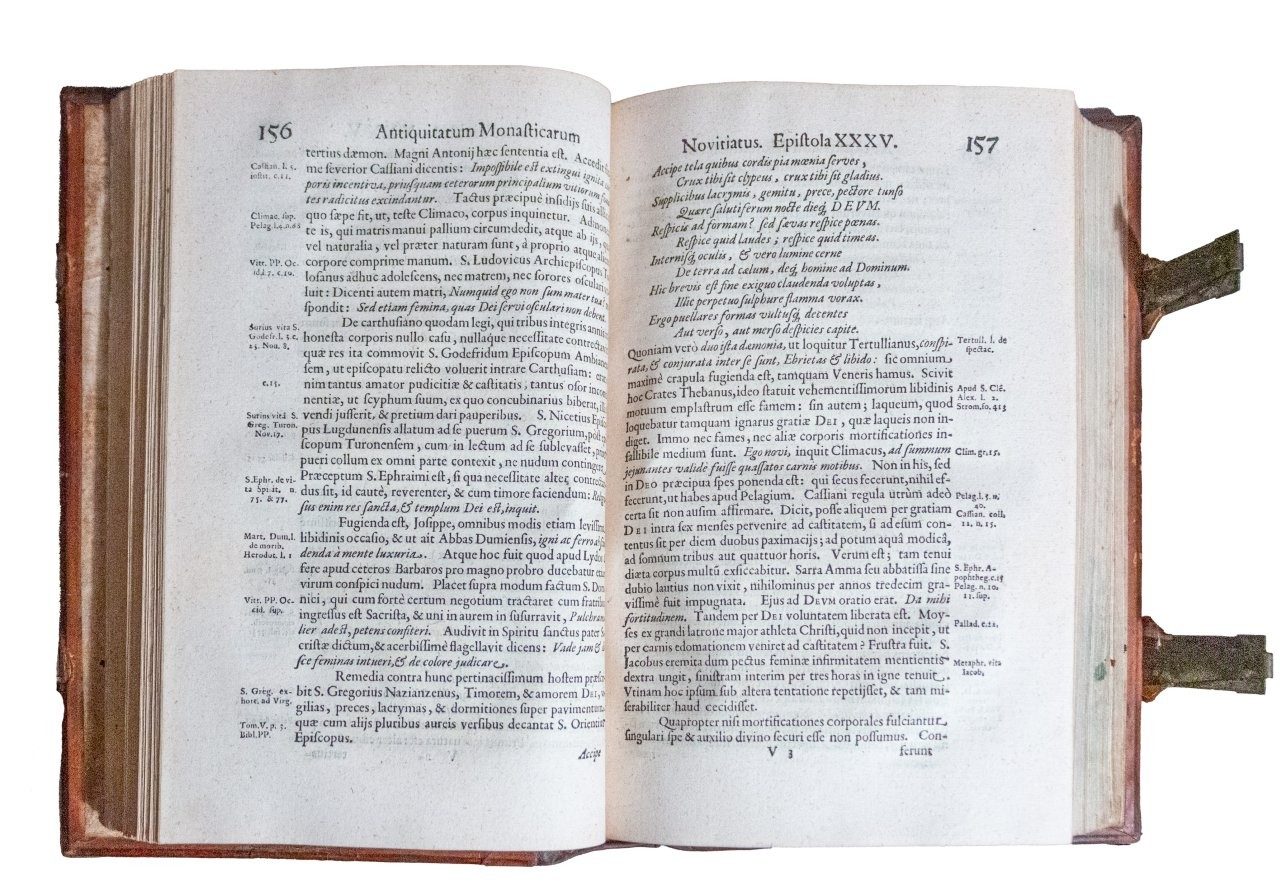 Lovely early blind-stamped German binding (ca. 1480–1530), reused on a later book. Lovely early blind-stamped German binding (ca. 1480–1530), reused on a later book.