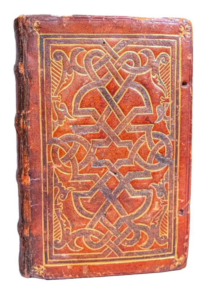 A fine C16th Entrelac binding possibly by the celebrated Ève family of binders
