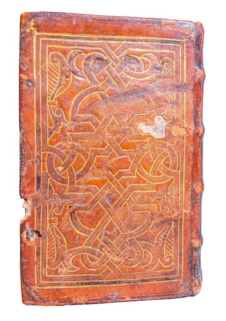 A fine C16th Entrelac binding possibly by the celebrated Ève family of binders