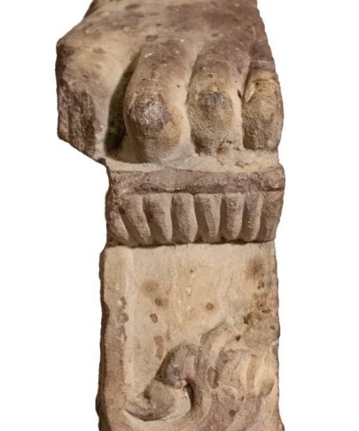 Foot from a Yakshi or Goddess, in Mathura (Indian) Red Sandstone maybe C3rd-C5th