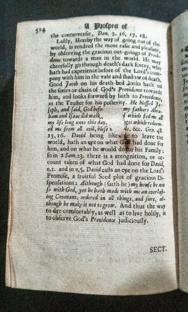 A Prospect of Divine Providence, a rare English work 1672 loved by John Wesley