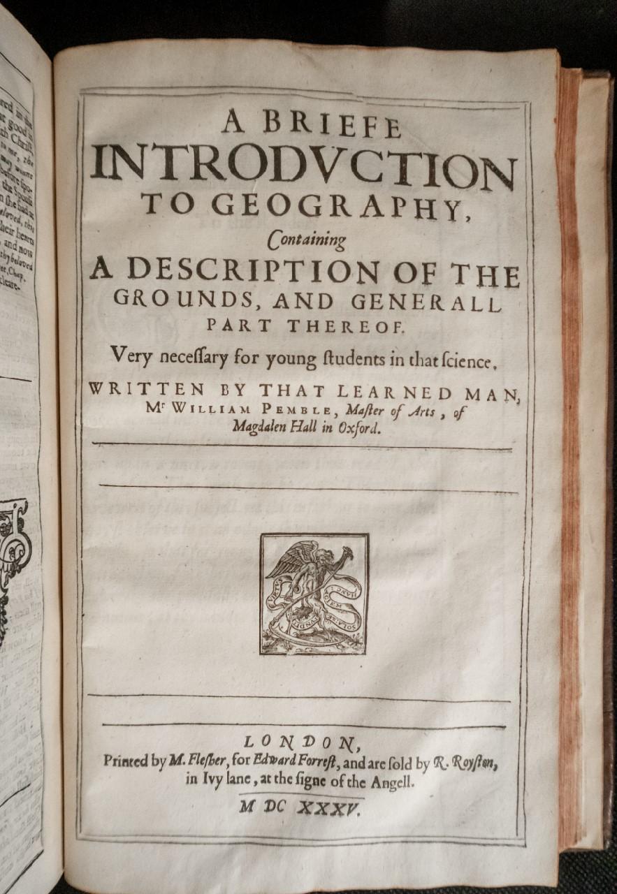 The collected works of the early-Stuart Puritan divine William Pemble, in a contemporary calf binding, 1635.