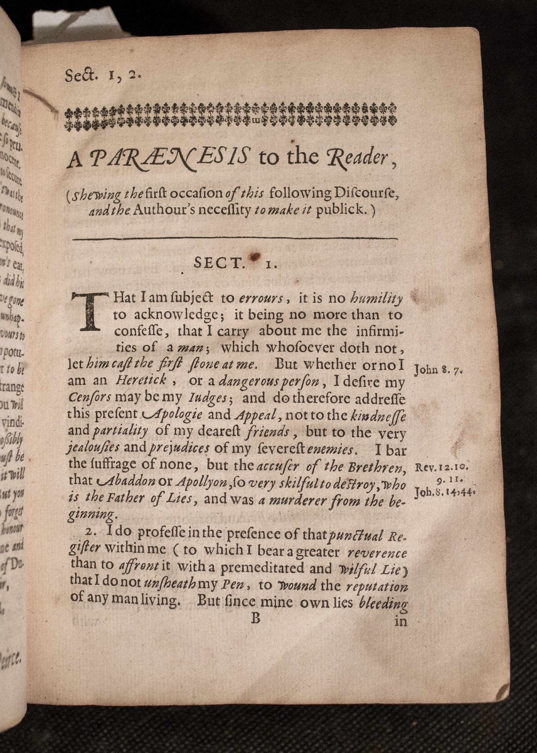 A rare Interregnum folio attacking Calvinist predestination: Thomas Pierce’s collected defences of divine justice and human responsibility, 1658.
