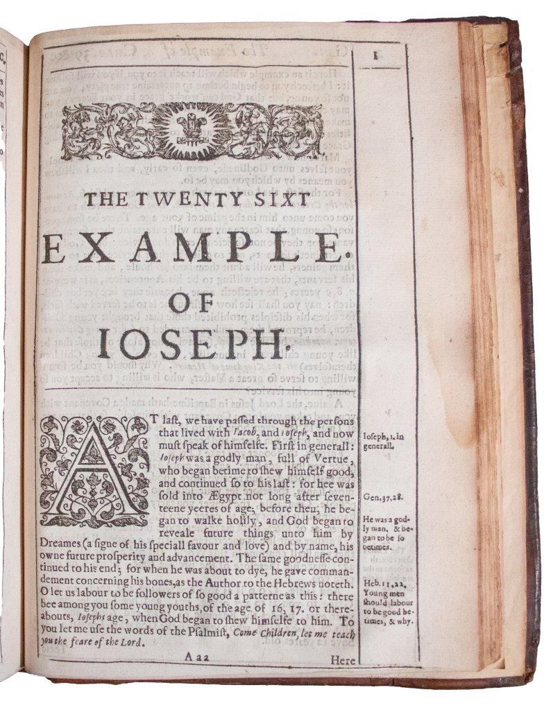 Biblical Lives as Moral Mirrors: A Rare Posthumous Puritan Classic from the Pulpit of Banbury. [1647]