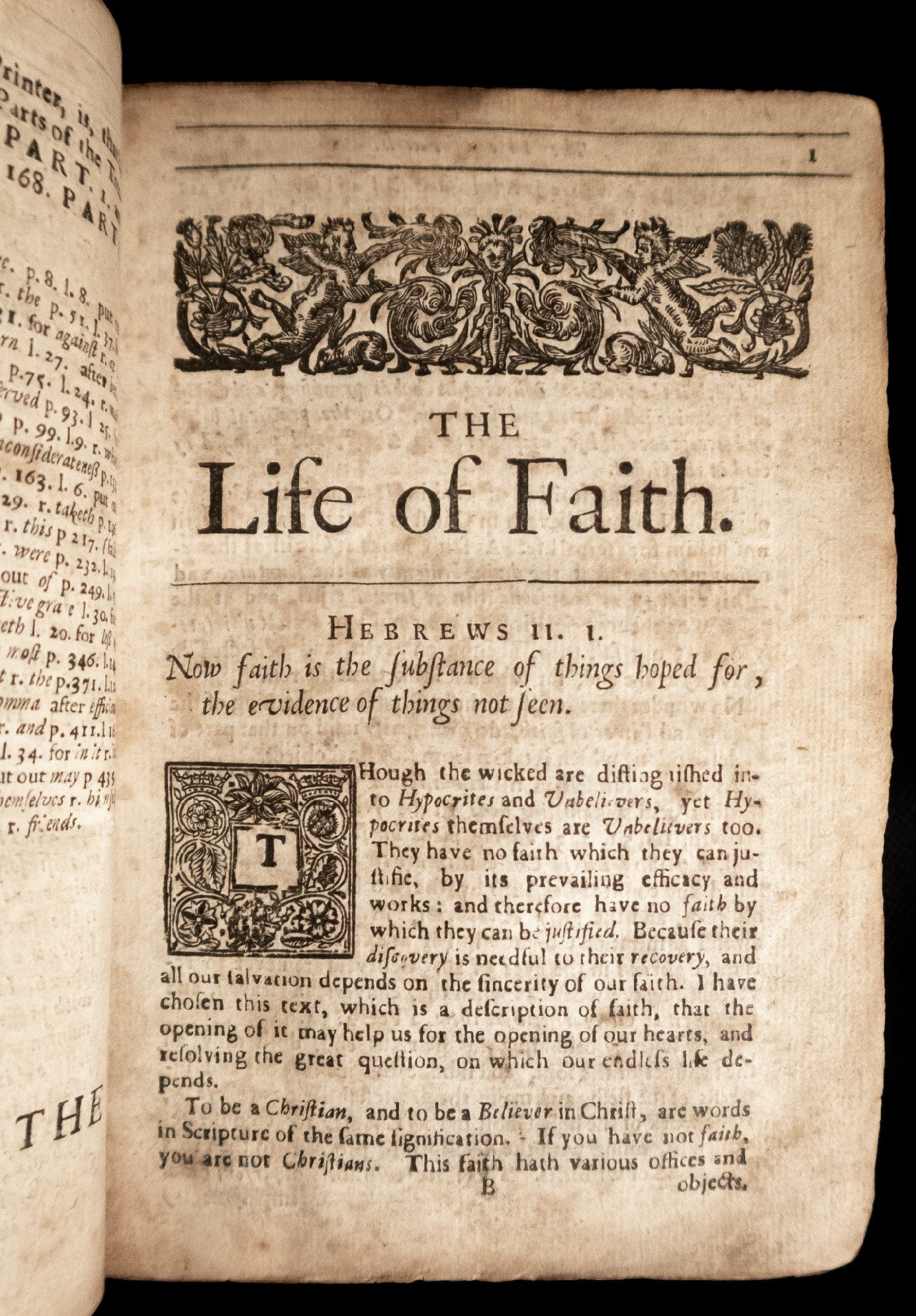 The Life of Faith by Richard Baxter, London, 1670 The Life of Faith by Richard Baxter, London, 1670