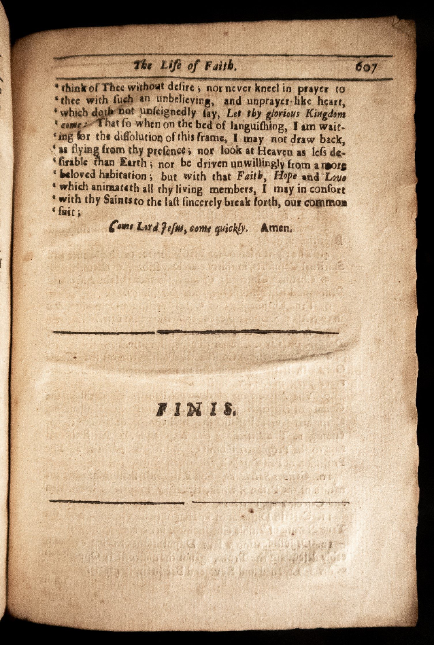 The Life of Faith by Richard Baxter, London, 1670 The Life of Faith by Richard Baxter, London, 1670