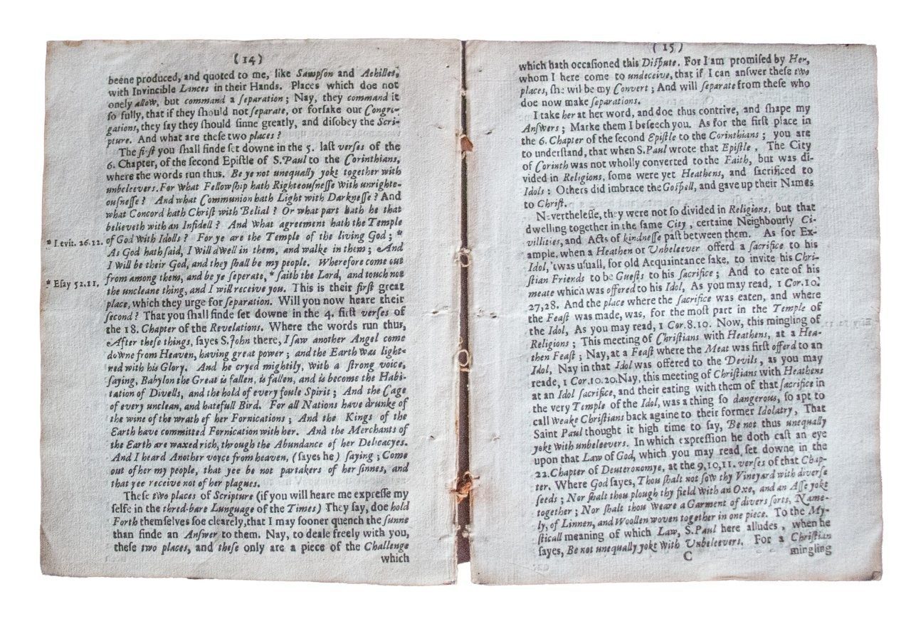 A sermon against schisme: or, The seperations of these times. Preacht in the church of Wattlington in Oxford-shire 1652