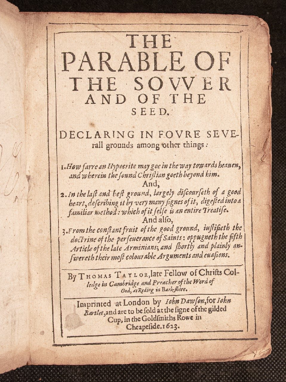 Hypocrites and Saints: A Classic Puritan Defense of Perseverance from the Pulpit of Reading.