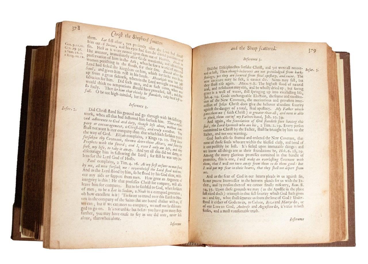 The first edition of John Flavel’s devotional masterpiece on the person and work of Christ, written during his Restoration exile from Dartmouth. 1673