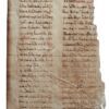 Six fragments from a Coptic papyrus Lectionary in Bohairic dialect Egypt C7th – C8th