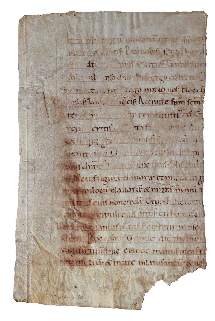 Leaf from a Romanesque Portable Lectionary In Latin, manuscript on vellum [Italy, first half of the 11th century]