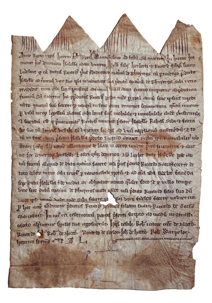 Agreement between Isabella in exchange for gowns and the maintenance of a priest, England, 1265 Agreement between Isabella in exchange for gowns and the maintenance of a priest, England, 1265