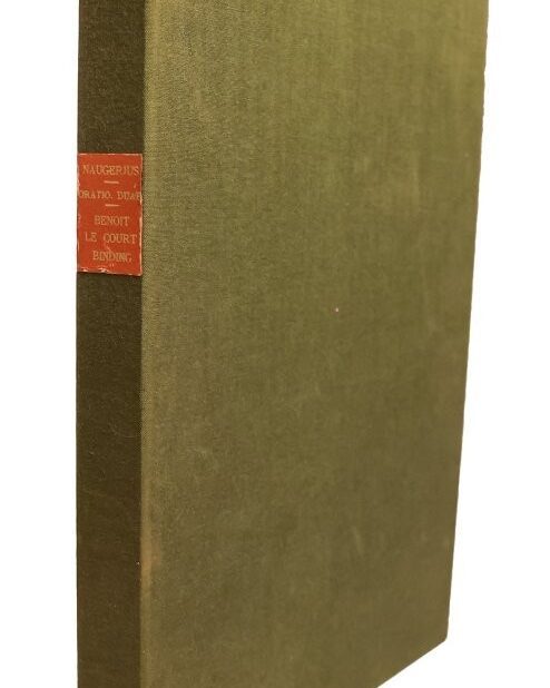 Gorgeous ‘Mendoza’ binding, Venice, 1530 by di Lorenzo in olive green.