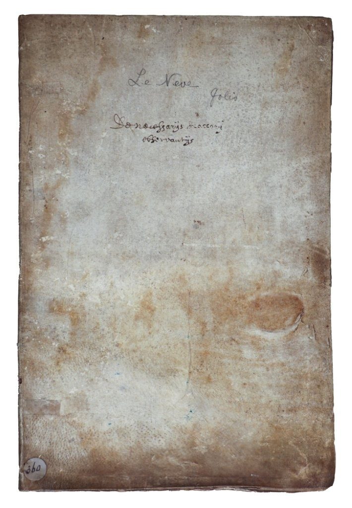 C17th Antiquarian Transcript of the Black Book of the Exchequer Attributed to Sir Peter Le Neve (1661–1729)