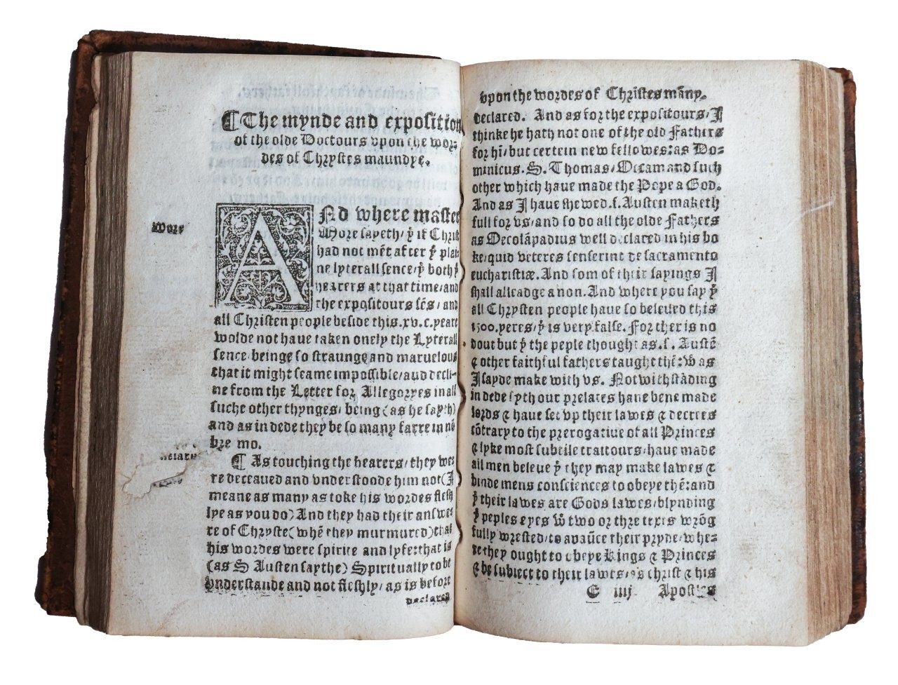 A Boke made by Johan Fryth, prysoner in the Towr of London: answering unto. M. Mores letter. 1548