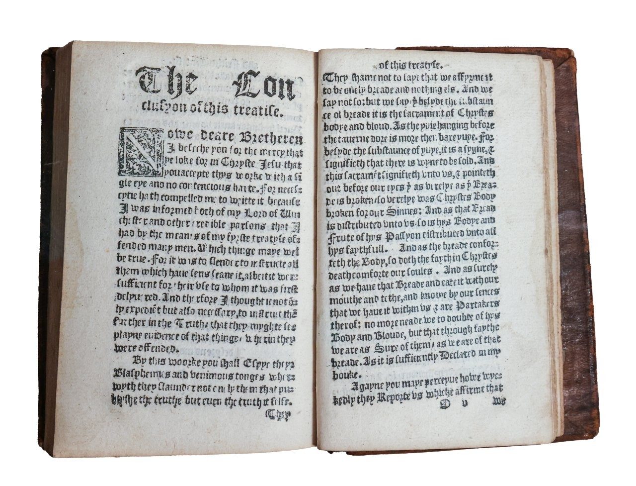 A Boke made by Johan Fryth, prysoner in the Towr of London: answering unto. M. Mores letter. 1548