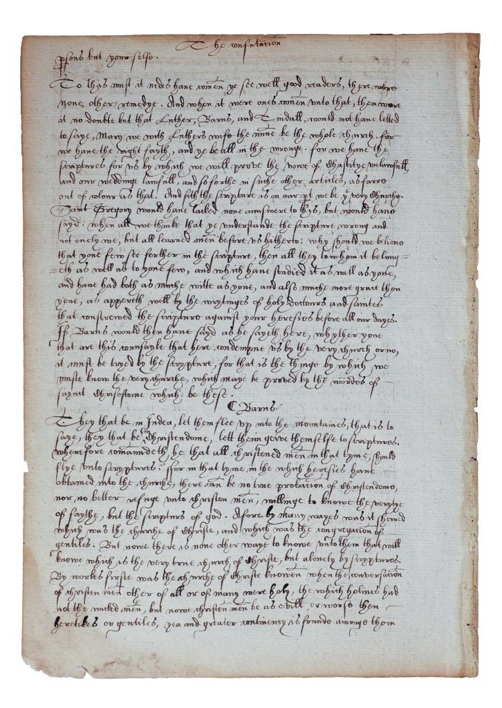 A Rare Manuscript Witness to Thomas More’s Dialogue Concerning Heresies